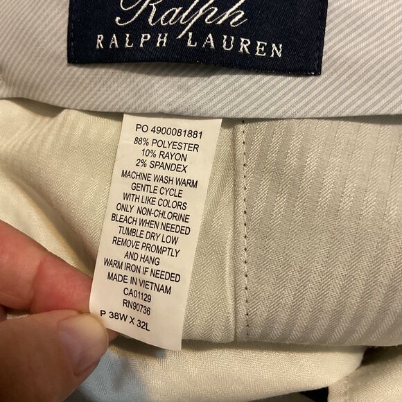 Ralph Lauren Men's Slim Fit Slacks 38x32 - Picture 9 of 10